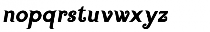 Kia Ora Bold Italic Font LOWERCASE