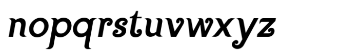 Kia Ora Italic Font LOWERCASE