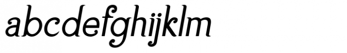 Kia Ora Light Italic Font LOWERCASE
