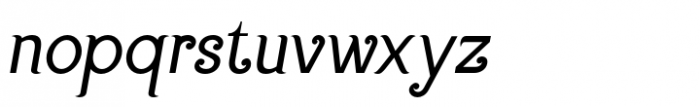 Kia Ora Light Italic Font LOWERCASE