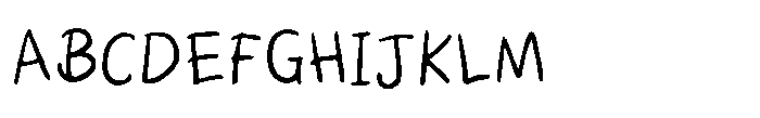 Kibod Font UPPERCASE