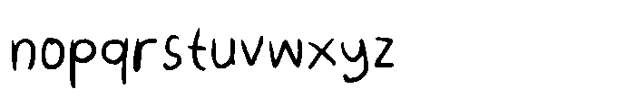 Kibod Font LOWERCASE