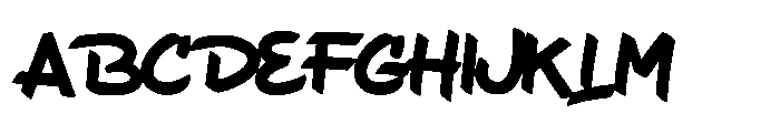 Kiboshi Font UPPERCASE