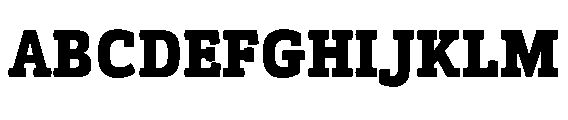 Kibtah Black Font UPPERCASE