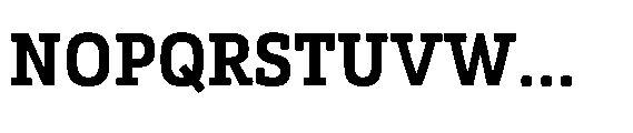 Kibtah Bold Font UPPERCASE