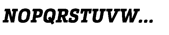 Kibtah Extra Bold Italic Font UPPERCASE