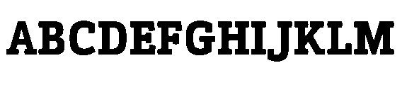 Kibtah Extra Bold Font UPPERCASE