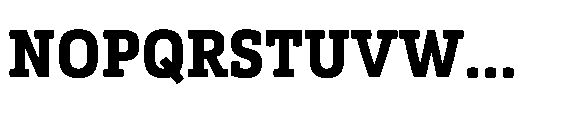 Kibtah Extra Bold Font UPPERCASE