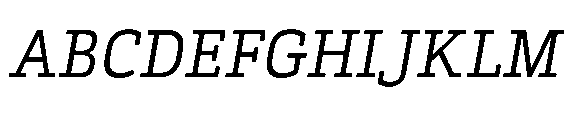 Kibtah Italic Font UPPERCASE