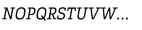 Kibtah Italic Font UPPERCASE