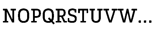 Kibtah Medium Font UPPERCASE