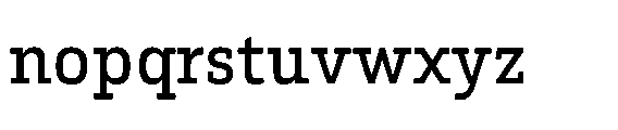Kibtah Medium Font LOWERCASE
