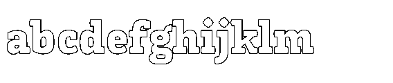 Kibtah Outline FONT