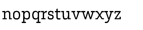 Kibtah Regular Font LOWERCASE