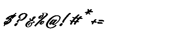Kickballs United Italic Font OTHER CHARS