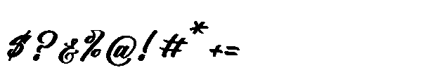 Kickballs United Regular Font OTHER CHARS