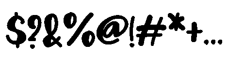 Kiddie Barra Regular Font OTHER CHARS