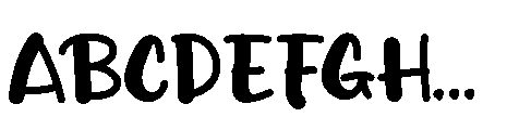 Kiddie Barra Regular Font UPPERCASE