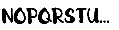 Kiddie Barra Regular Font UPPERCASE