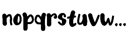 Kiddie Barra Regular Font LOWERCASE