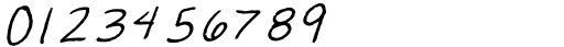 Kiddo Italic Font OTHER CHARS
