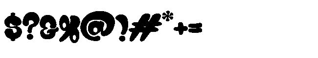 Kiddo pop Regular Font OTHER CHARS