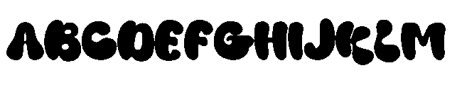 Kiddo pop Regular Font UPPERCASE