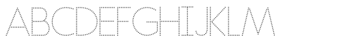 Kiddos Learning Dotted Font UPPERCASE