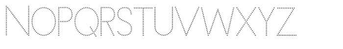 Kiddos Learning Dotted Font UPPERCASE