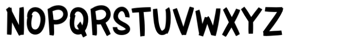 Kiddy Childre Font UPPERCASE