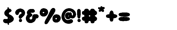 Kidmania Bold Font OTHER CHARS