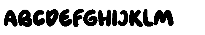 Kidmania Bold Font UPPERCASE