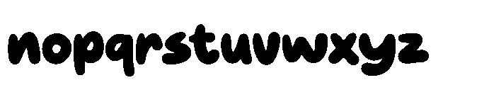 Kidmania Bold Font LOWERCASE