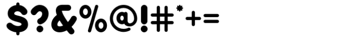 Kidos Bold Font OTHER CHARS