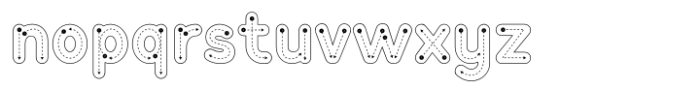 Kidos Line Font LOWERCASE