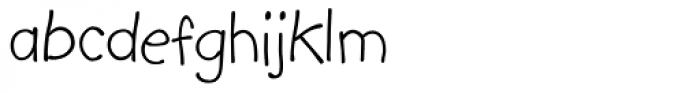 Kidprint MT Regular Font LOWERCASE