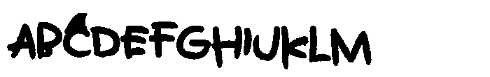 Kids Color Christmas Tradtion Font UPPERCASE