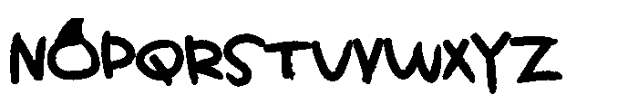 Kids Color Christmas Tradtion Font UPPERCASE