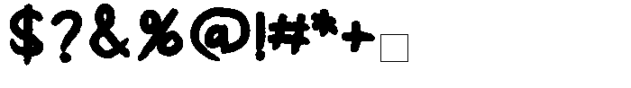 Kids Color Christmas Font OTHER CHARS