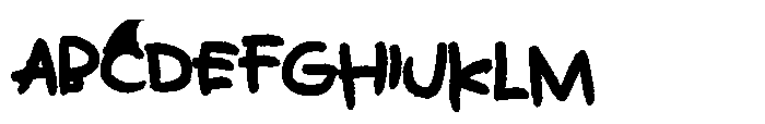 Kids Color Christmas Font UPPERCASE