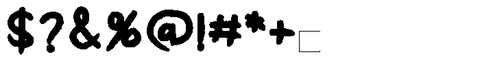 Kids Color Cold Font OTHER CHARS