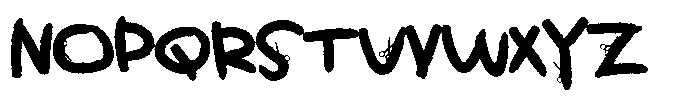 Kids Color Cut Out Font UPPERCASE