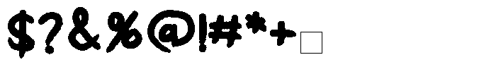 Kids Color Easter Font OTHER CHARS