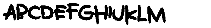Kids Color Kozy Font UPPERCASE