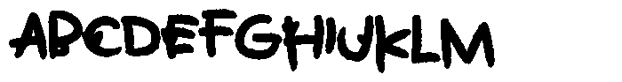 Kids Color Love Font UPPERCASE