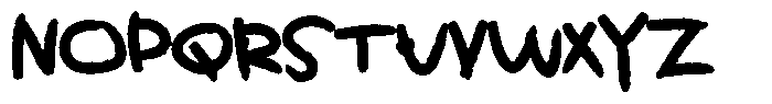 Kids Color Love Font UPPERCASE