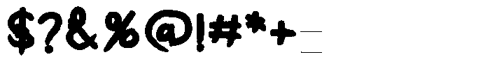Kids Color Summer Font OTHER CHARS