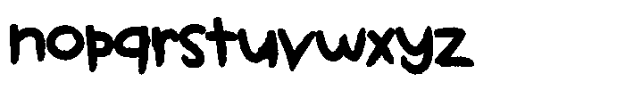 Kids Color Summer Font LOWERCASE