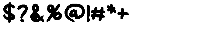 Kids Color USA Font OTHER CHARS