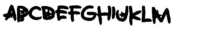 Kids Color USA Font UPPERCASE